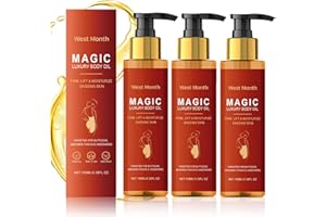 COZCZYEQCO Body Oil,3PCS Magic Body Oil,100% Puro y Natural,Reafirma e hidrata la piel,Revitaliza la Piel,Prevención de Estrías,Aceite corporal apretado-200ML