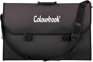 Dodici Valigetta con Tracolla Valigetta Scolastica 35x 50 cm Valigetta con doppia Chiusura Valigetta Polionda Porta disegni