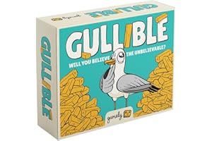 GAMELY Gullible: The super-fun party game of creativity, bluffing and hilarious facts. Will you fool your family and friends or believe the unbelievable? (Gullible - Same Game, Smaller Box)