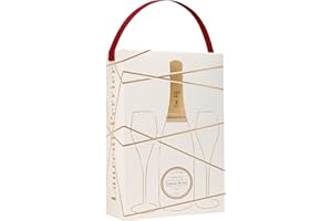 Laurent Perrier La Cuvee Brut Non Vintage Champagne with Two Glasses Gift Pack, 75 cl