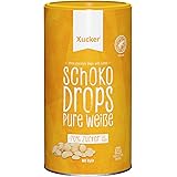 Xucker Schoko Drops weiße Schokolade - Xucker Schokolade mit Xylit Zuckerersatz I Weiße Xucker Chocolate Drops I Zuckerreduzi