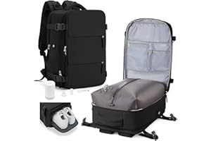 HPLQQ Zaino Ryanair 40x30x20 Zaino Sottovuoto da Viaggio con Pompa Aereo Bagaglio a Mano Easyjet 45x36x20 Borsa da Cabina per Uomo e Donna Lavoro e Scuola Casual Daypack Impermeabile