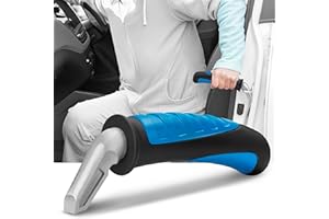 NINEMAX Soporte Coche Asistente Soporte Coche Personas Mayores 1Pc,Manija De Asistencia Car para Disabled(Negro i Azul)
