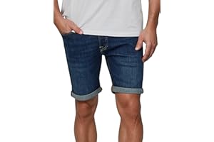 JACK & JONES Jeans Shorts Herren Stretch Kurz Regular Fit JJIRICK Kurze Hosen Bermuda Shorts Sommer Denim Einfarbig Schwarz Blau S M L XL XXL