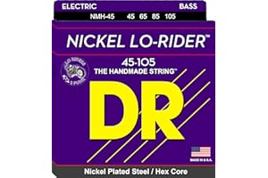 DR STRINGS DR String NMH-45 Nickel Lo-Rider Jeu de cordes pour guitare basse