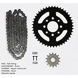 KIT CHA/&Icirc;NE COURONNE PIGNON PBR//EK EK452 COMPATIBLE AVEC GILERA RCR SMT 50 2006