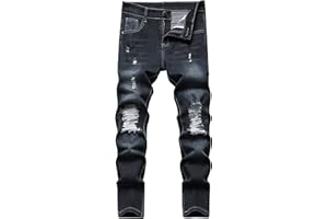 SEAUR - Ragazzo Jeans Bambini Denim Pantaloni Ragazzo Skinny Stretch Jeans Casual Slim Fit Pantaloni Età 6-14 Anni