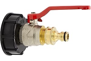 VARIOSAN Zawór kulowy IBC z systemem wtykowym 16195, 3/4", S60x6, mosiądz, Sytem Gardena
