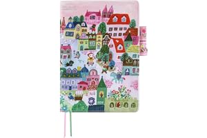 Hobonichi Techo A5 Planner Cover – Yumi Kitagishi: White Cat Village (Cousin Size, Cover Only)