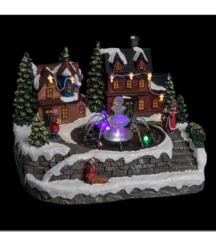 Feeric Lights & Christmas Poste du Père Noël lumineux et aminé au meilleur prix sur