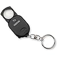 Carson Keyring with Magnifier, Black, XL