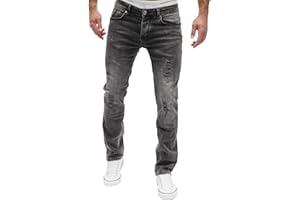 MERISH Jeans Herren Slim Fit Stretch Jeanshose Designer Hose Denim 9148-2100