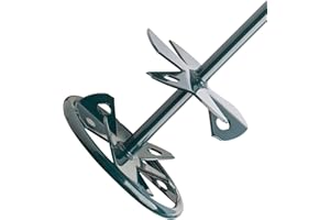 BFG Bilbau Multiusage Robuste Mélangeur Professionnel à Pales Agitateur Fouet d'Interprétation pour Résines Époxy Mortier Plâtre Peinture Colle Nivellement Composés 140mmx600mm Filetage M14
