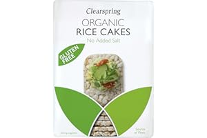 Clearspring | Puffed Rice Cakes - Plain | 12 x 100G