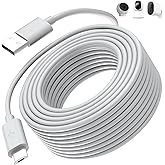 Micro USB Cable 10M, Power extension Cable Compatible with Mi 360°Home Camera 2K Pro/Smart Camera C300,EZVIZ,Wyze Cam,Blink,E