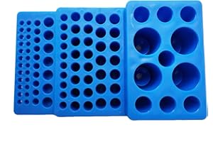 MUHWA Rack multifunzionale della provetta dello scaffale della fiala dello scaffale della prova trapezoidale dello scaffale della prova per la metropolitana 0.2ml-50ml