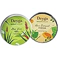 Deyga Instant Hair Removal Combo - Hair Removal Powder + Aloevera Gel