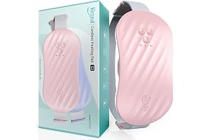 Almohadilla térmica portátil Slimpal, almohadilla eléctrica inalámbrica recargable, calefactor portátil, regalo para mujer, esposa, rosa S2