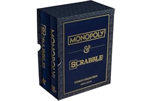 WS Game Company Monopoly and Scrabble Indigo Librería Juego Colección