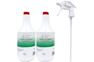 ‎HYGIENE VOS Hygiene VOS Profi Cleaner Spezialkonzentrat 2 x 1 Liter Allzweckreiniger mit 1 neuem Überkopfsprüher für Haushalt Wohnwagen Wohnmobil Caravan Boot Yacht