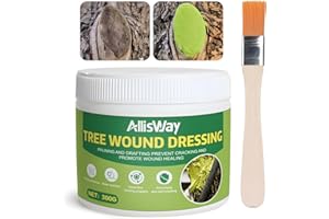 AllisWay Mastice Cicatrizzante, Mastice per Innesti, Mastice Cicatrizzante per Potature,Formazione Rapida di Pellicola, Adatta per Innesti e Potature di Alberi da Frutto, Ornamentali, ecc, 300 G