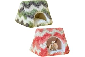 COSIESNEST Niche chaude à suspendre pour hamster, lapin, hérisson, chinchilla furet, dragon barbu et rat (A)