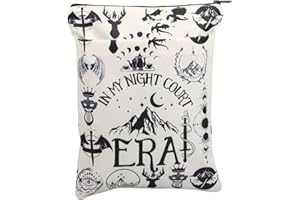 KEYCHIN ACOTAR Funda de libro libro City of Starlight Night Court Gifts in My Night Court Era Book Covers SJM Fans Book Protector (Night Court Era)