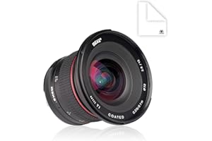 Meike Optics MK - Objetivo Ultra Gran Angular para Montura Sony E-Mount (12 mm, f2.8)