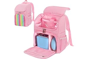 LPQKCcY Sac à dos de transport pour Tonies Box Characters UK, sac de rangement pour chargeur de casque Tonies, plusieurs poches et sangle réglable pour lecteur audio Toniebox Starter Set