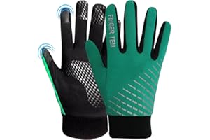 AMRTA Winter Cycling Gloves Kids Boys Girls Thermal Warm Touchscreen with Palm Grip for Running Football MTB Rugby Bike Hockey Skating Table Tennis Hiking