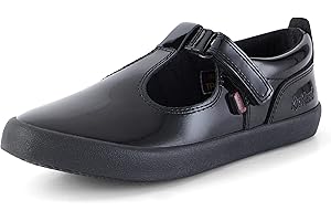 Kickers Girl's Kariko T-vel Leather School Shoes