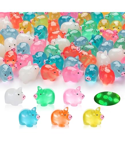120 Stuks Kleine Gekleurde Eendjes Mini Lichtgevende Hars