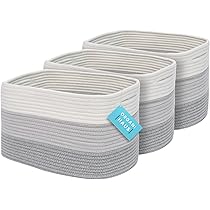 Cestino In Cotone Intrecciato 40x40x25 Cm Con Maniglie - Per Bagno, Bambini, Lavanderia | Portaoggetti Resistente - Foto 2