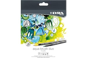LYRA Aqua Brush Duo, Rotulador doble punta, estuche 36 unidades