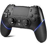 CHEREEKI Mando para PS4, Mando Play 4 Inalambrico Compatiable con P4 Pro, P4 Slim con Joystick HALL, Funci&oacute;n de Mapeo, Girosc