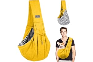 BCUUOZEEING Torba transportowa dla psów, torba na ramię dla psów i innych zwierząt domowych do 7,5 kg, torba na ramię dla psów, torba przenośna dla psa, regulowana na spacery, aktywności na świeżym powietrzu i