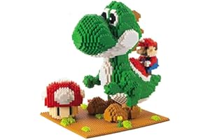 Acebwhtoy Lot de mini blocs de construction de dinosaures - Blocs de construction classiques de dessin animé - Modèle 3D DIY - Mini blocs de construction - Cadeaux pour enfants et adultes (A)