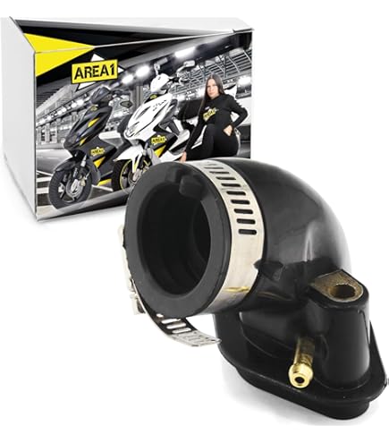 Collettore Aspirazione Malossi X360 Per Piaggio - Viton, Uscita 30 Mm, Per Carburatori Dellorto VHST - Foto 3