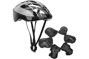 NCONCO 7pcs Adult Roller Skating Protection Gear Set Knee Pads+ Elbow Pads+ Gloves+ Helmet for Outdoor