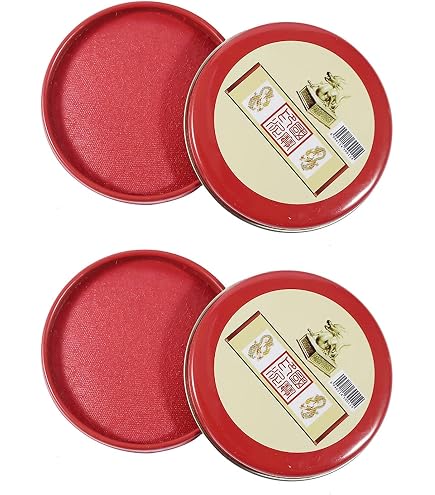 Tampone Per Timbri 2 Pezzi (oro E Rosso) - Asciugatura Rapida, Impermeabile - Per Scrapbooking E Biglietti