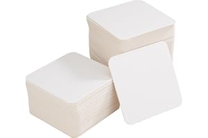 IDENA Folia 2326 - Coaster (sottobicchieri), angolari, 9,3 x 9,3 cm, 100 Pezzi