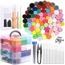 Kit De Feutrage à L'aiguille En Laine Avec Outils De Feutrage à L'aiguille, Facile