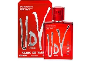 ULRIC DE VARENS - Eau de Toilette UDV Flash - Fougère Orientale Marine - Parfum Homme - Vaporisateur - Made in France - 100 ml