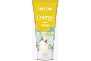 ‎WELEDA WELEDA Bio Energy Duschgel vegan - Naturkosmetik Aroma Shower Duschseife für Frauen & Männer mit Ingwer / Zedernholz Duft, Natürliche Hautpflege Dusche zur Reinigung von Gesicht & Körper (1x 200ml)
