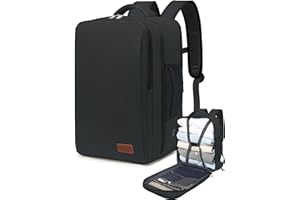 VMIKIV Mochila Viaje Cabina Avion 40x20x30 Mochila Cabina 40x30x20 Vueling Mochilas para Ryanair Mochila de Viaje Mujer Hombre Maletas de Viaje Bolsa Travel Backpack Mochila Portatil 15,6 Antirrobo