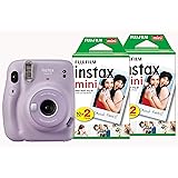 Fujifilm Instax Mini 11 Instant Camera including 40 Shots - Lilac Purple