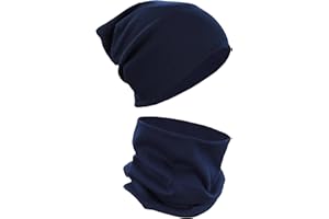 Alkato Unisex Beanie Mütze und Schal Set Uni