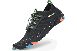 SAGUARO Buty do wody męskie damskie unisex skórzane buty boso szybkoschnące sportowe buty do wody na plażę pływanie nurkowanie surfowanie joga ćwiczenia