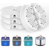 10 Stück Ersatz-Schwammfilter Für Katzenwasserbrunnen - Aktivkohle & Vlies, 6,5x3x3 Cm, Für Sauberes Trinkwasser