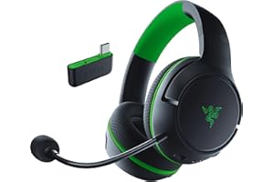 Razer Kaira HyperSpeed - bezprzewodowy zestaw słuchawkowy na licencji Xbox do gier wieloplatformowych (przetworniki 50mm, mikrofon kardioidalny, tryb niskiego opóźnienia Bluetooth) Czarny